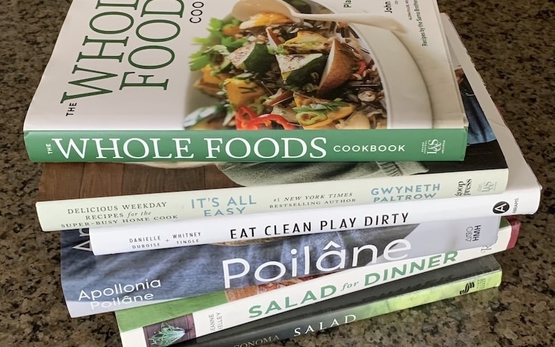 Five cookbooks to help you transition to a plant based diet.