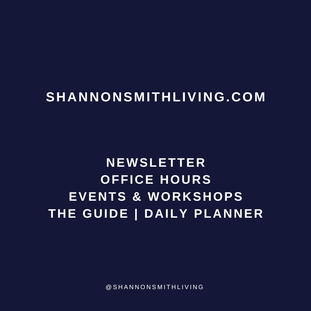 Shannon Smith Living | Services & Resources