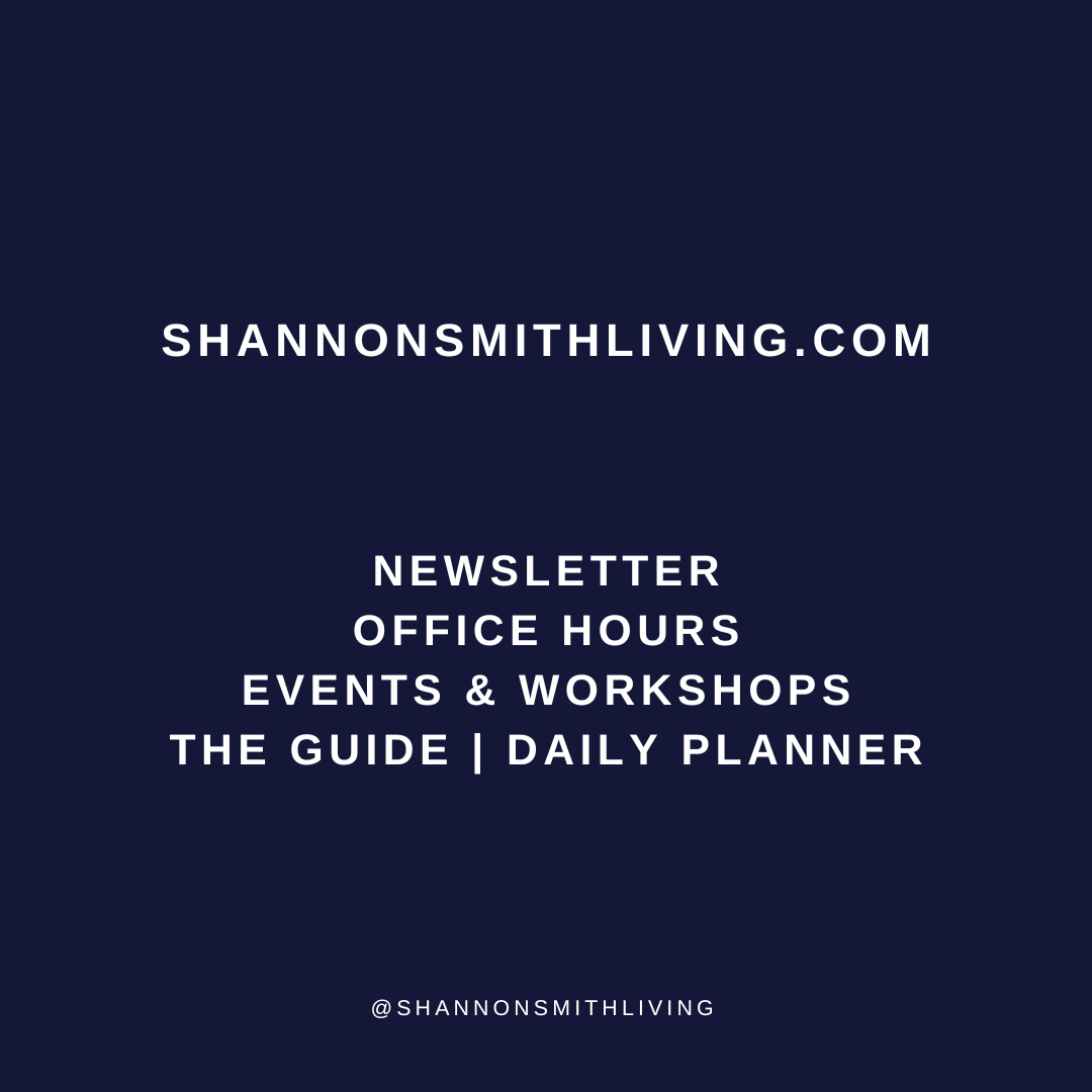Services & Resources Shannon Smith Living | Resources & Services